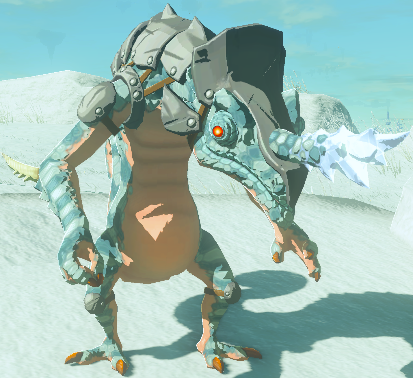 File:TotK Ice-Breath Lizalfos Model.png - Zelda Wiki
