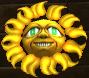 An activated Sun Switch from Ocarina of Time 3D