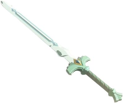 White Sword Of The Sky Zelda Wiki   TotK White Sword Of The Sky Model 