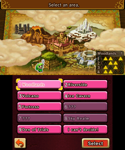Level Selection Zelda Wiki