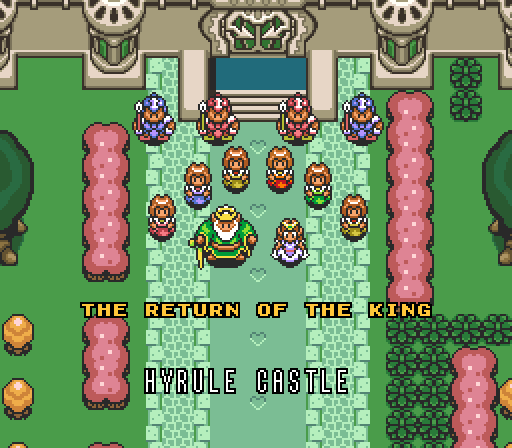 File:ALttP The Return of the King Credits Scene.png