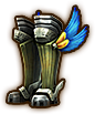 Roc Boots with the Roc's Feather on them in Hyrule Warriors