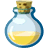 Icon for a half-full Bottle of Elixir Soup from The Wind Waker