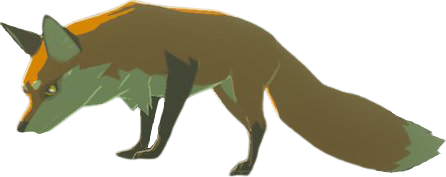 File:BotW Grassland Fox Model.png