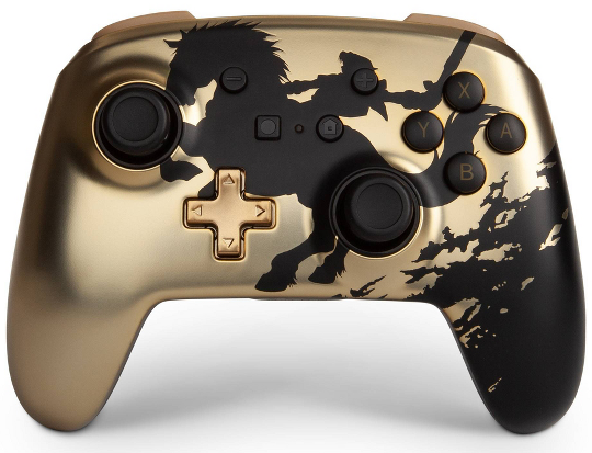 File:TLoZ Series Enhanced Wireless Controller - Gold Rider.png