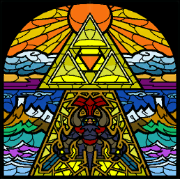 TWW Ganon Stained Glass.png