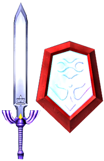 SCII Master Sword and Mirror Shield Model.png