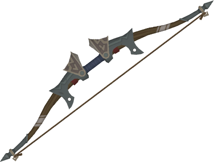 File:BotW Soldier's Bow Model.png