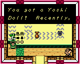 File:LADX Link Obtaining Yoshi Doll.png
