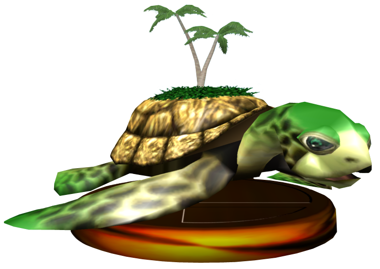 File:SSBM Turtle Trophy Model.png