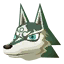 Wolf Link villager icon from Animal Crossing: New Leaf