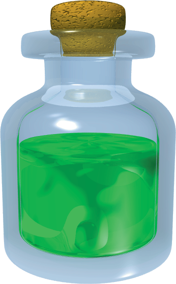 File:OoT Green Potion Render.png