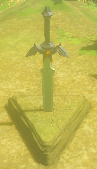 File:BotW Pedestal of the Master Sword Model.png