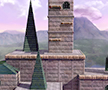 The Hyrule Castle Stage's Icon from Super Smash Bros. Ultimate