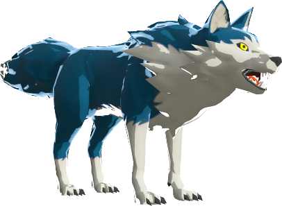 File:BotW Maraudo Wolf Model.png