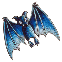 Keese artwork from The Legend of Zelda