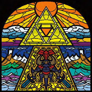 File:TWW Ganon Stained Glass Artwork.png