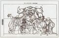 Artwork of Ganon with other characters in A Link to the Past