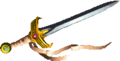 The Four Sword as seen on the title screen of The Minish Cap