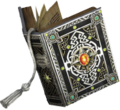 Artwork of the Sealing Tome from Hyrule Warriors