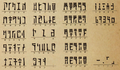 Hylian syllabary key for the Era Without a Hero