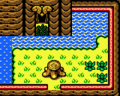 Vines making a dungeon entrance accessible from Oracle of Seasons