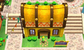 A promotional screenshot of the outside of Daily Riches