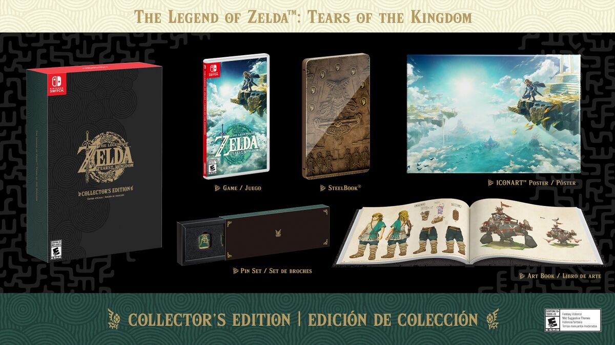 The Legend of Zelda: Tears of the Kingdom Collector's Edition - Zelda Wiki - Monster Rancher 1 & 2 Dx Collector's Edition