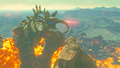 Divine Beast Vah Rudania firing upon Hyrule Castle from Breath of the Wild