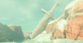 The Forgotten Sword atop the Gerudo Summit from Breath of the Wild