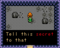 Link receiving the Biggoron Secret