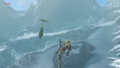One of the Koroks found on the Biron Snowshelf from Breath of the Wild