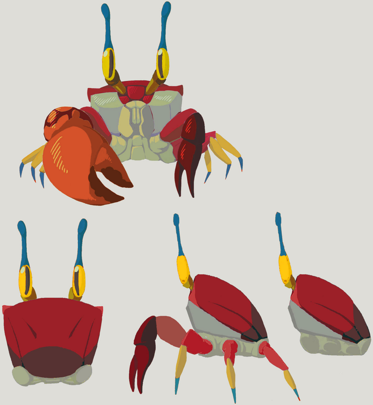 File:BotW Ironshell Crab Concept Artwork.png - Zelda Wiki