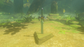 The Master Sword in the Korok Forest