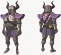 Concept art of the Phantom Armor from Breath of the Wild