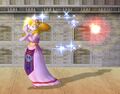 Zelda using Din's Fire from Super Smash Bros. Melee