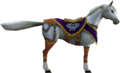 The white Horse ridden by Princess Zelda in Ocarina of Time 3D
