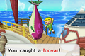 Link catching a Loovar from Phantom Hourglass