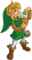 Link using a Scent Seed from Oracle of Seasons