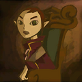 Portrait found hanging in Tetra's cabin from The Wind Waker