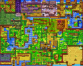 Map of Holodrum in summer from Oracle of Seasons