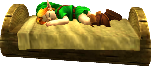 File:OoT3D Link in Bed Model.png - Zelda Wiki