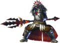 Ganondorf wielding the Trident of Demise from Hyrule Warriors