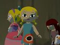 Maggie held captive along with Mila and Aryll, from The Wind Waker