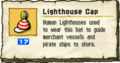 The Lighthouse Cap along with its description