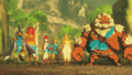 The Champion witnessing the return of Calamity Ganon