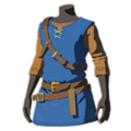 Tunic of the Wild with Blue Dye from Breath of the Wild