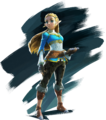Princess Zelda, the descendant of the Goddess Hylia
