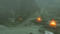 The Hebra Trailhead Lodge during the Blizzard from Tears of the Kingdom