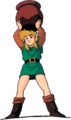 Link holding a Jar